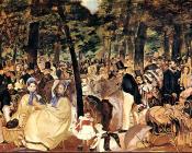 Music in the Tuileries - 爱德华·马奈